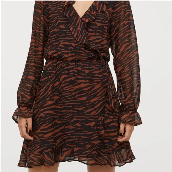 h&m long sleeve wrap dress Black Wrap Dresses | Long Sleeve, Midi & Satin